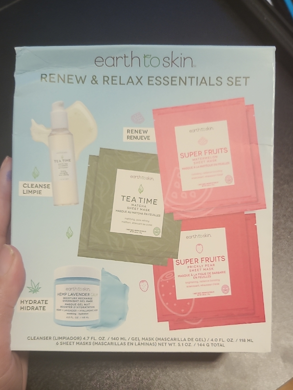 earth to skin- Renew & Relax Essentials Set